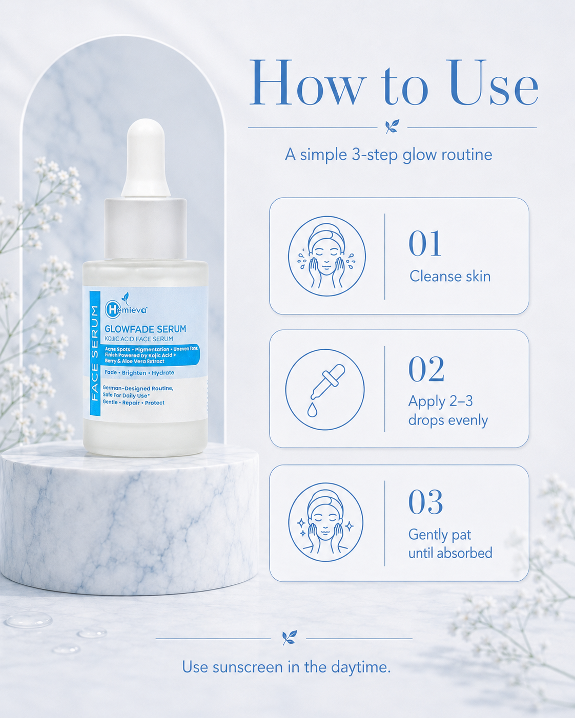 GlowFade - Kojic Acid Serum for Dark Spots and Pigmentation
