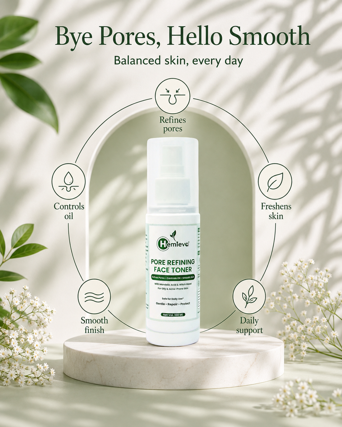 Pore Refining Toner for Oily Skin