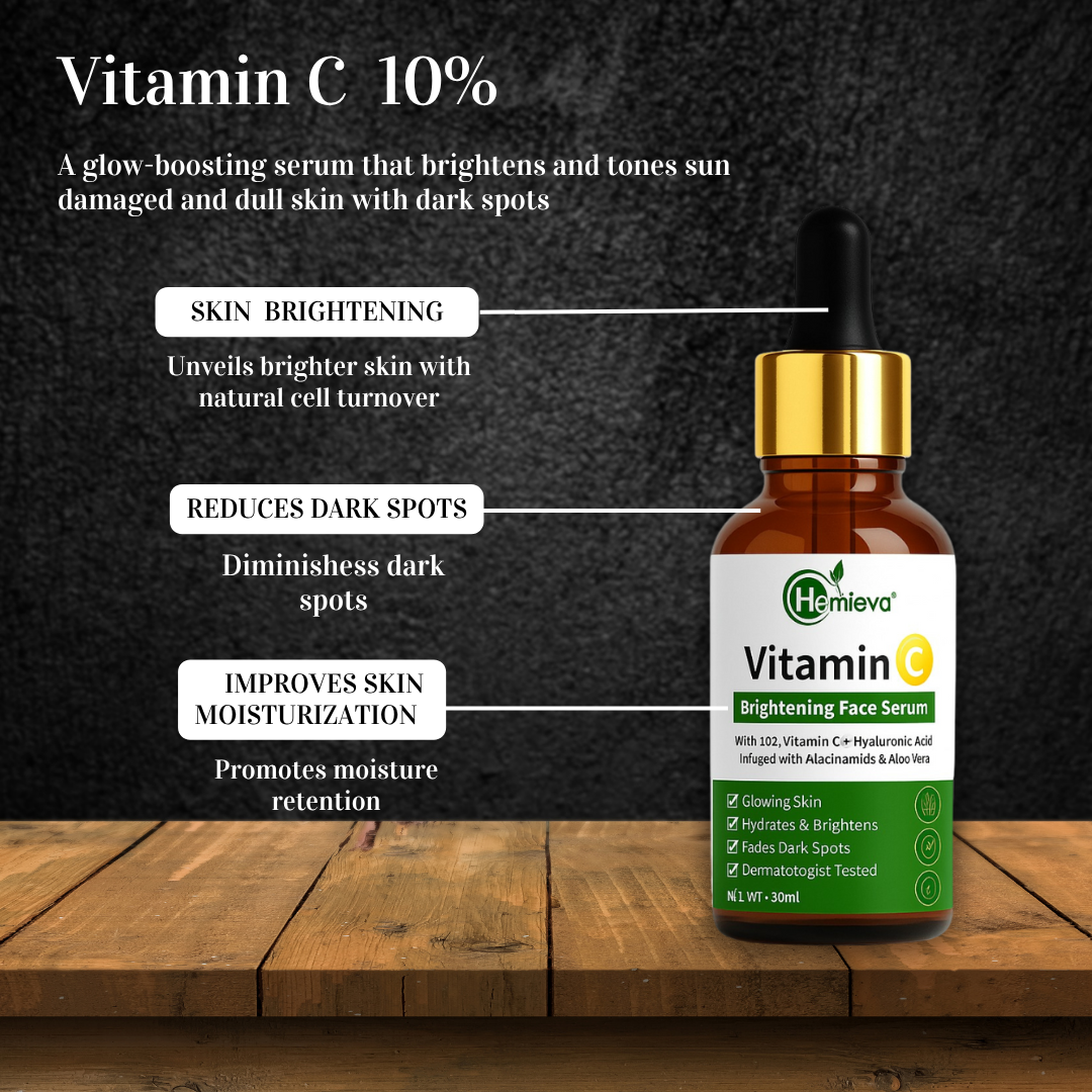 10% Vitamin C Face Serum For Daily Brightness